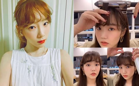 厭煩了沒有變化的空氣瀏海？韓妞正夯「J捲空氣瀏海」！耳朵兩側的C捲是重點