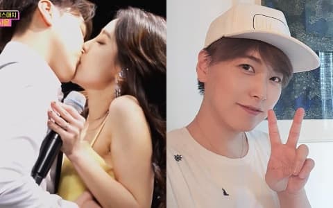 SJ晟敏助演妻子《Miss Trot2》舞台現場 KISS ！終獲零票淘汰網尷尬：「演哪齣？」