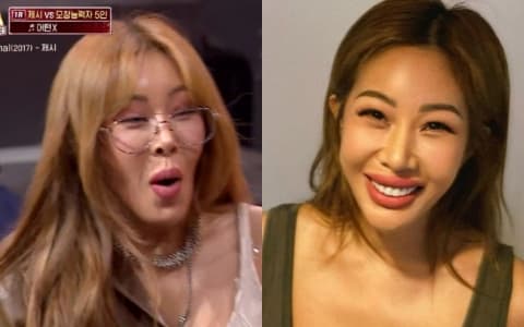 Jessi也有對「身體擊掌」卻步的一天！與在劉在錫面前完全不一樣！XD
