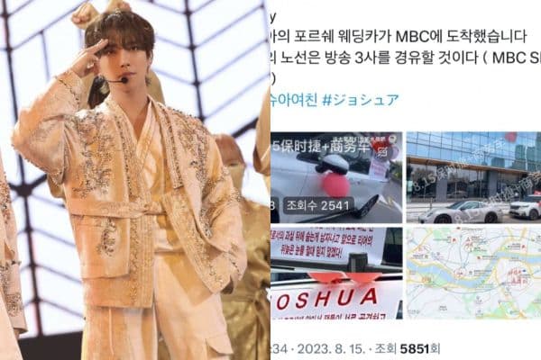【韓娛熱議】Joshua粉絲超誇張卡車示威引路人觀看！繞行三大電視台讓網友超無言！