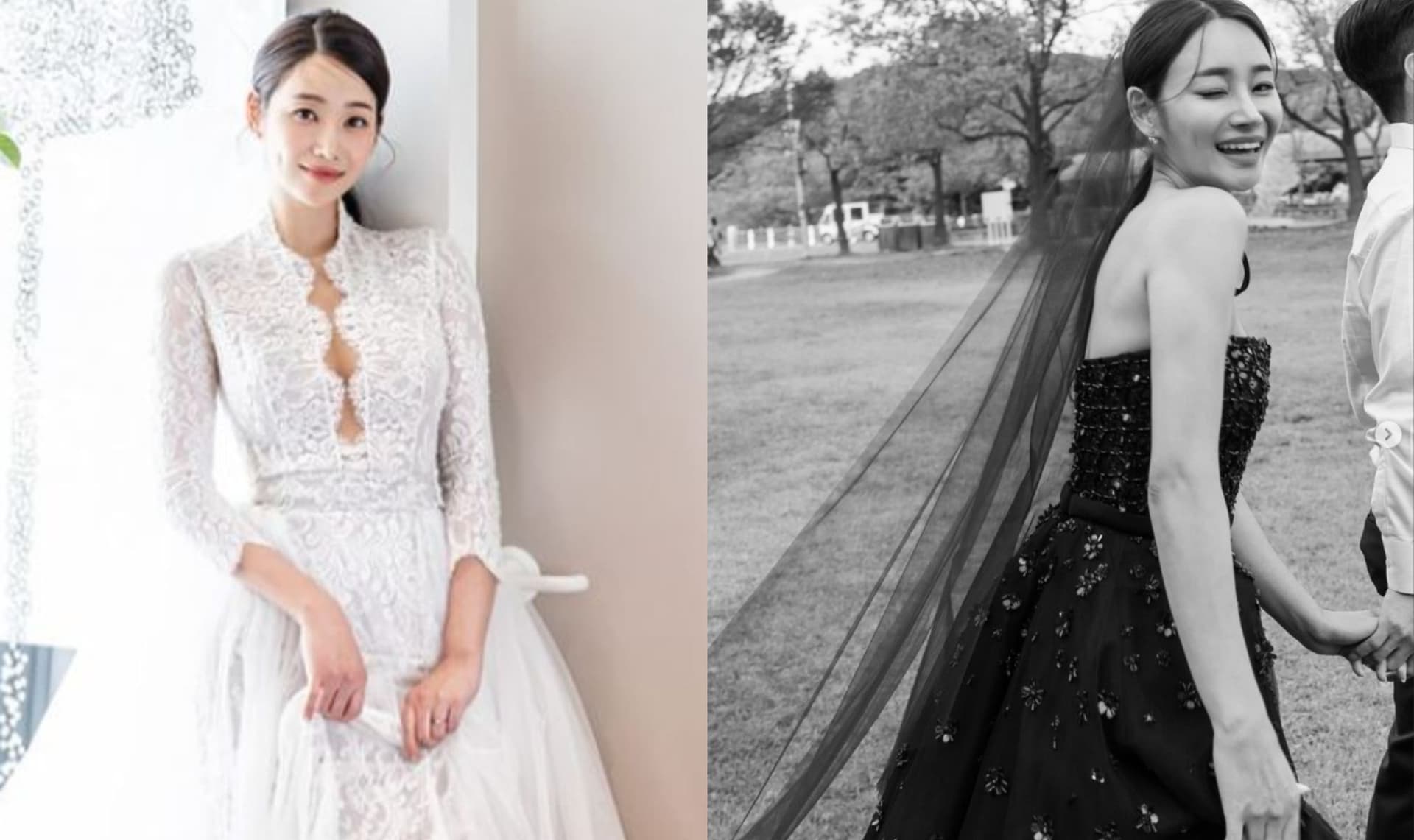 AOA酉奈與TWICE作曲家曬絕美婚紗！告白老公：在崩潰時溫暖我的人！