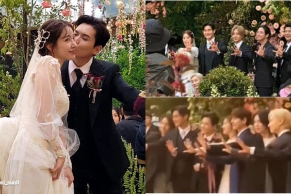 【韓娛熱議】厲旭結婚成員全出動！3種版本合照出爐獲讚：超懂粉絲需求！