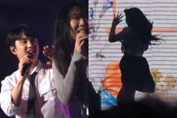 泳知驚喜現身D.O.台北演唱會！羞到無法對上眼 唱完還直接逃跑！