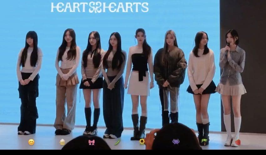 韓娛熱議--SM 女團 Hearts2Hearts 實體身材比例