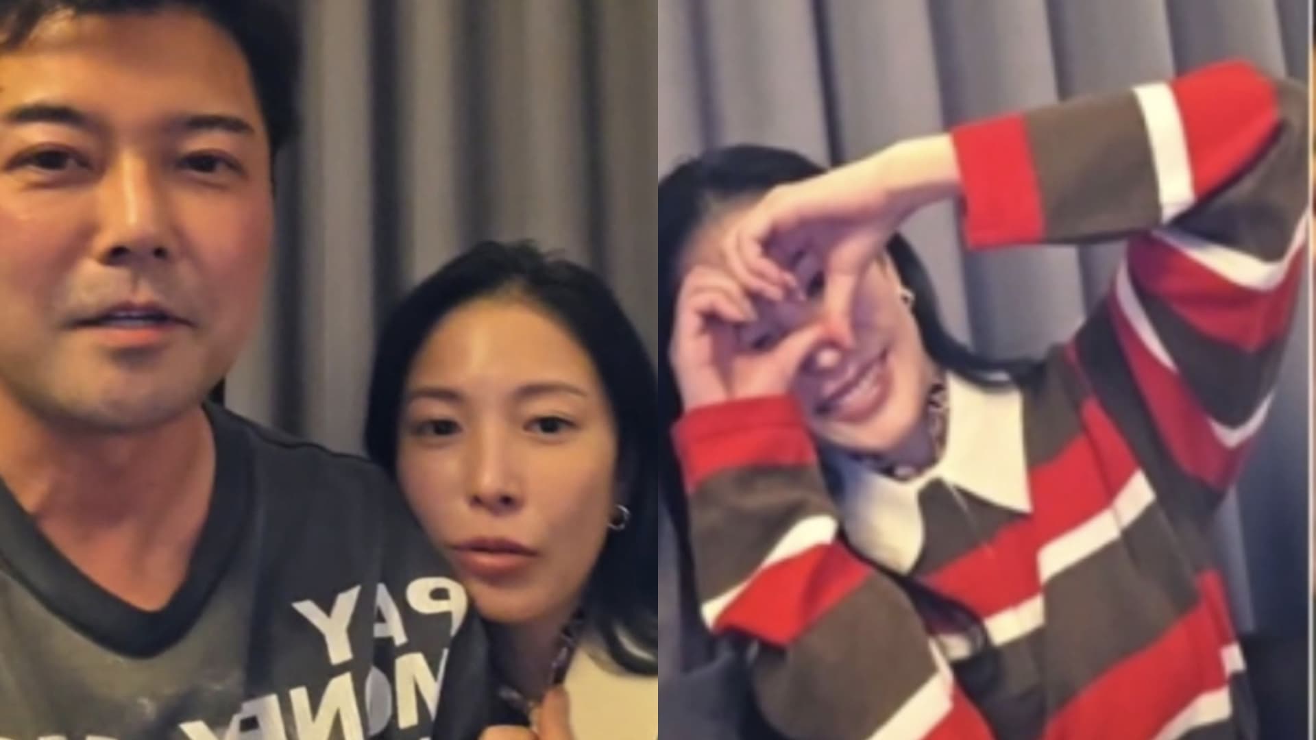 全炫茂、寶兒在家喝酒醉直播！親密摸臉依偎互動全公開！公司嚇壞狂Call急關閉