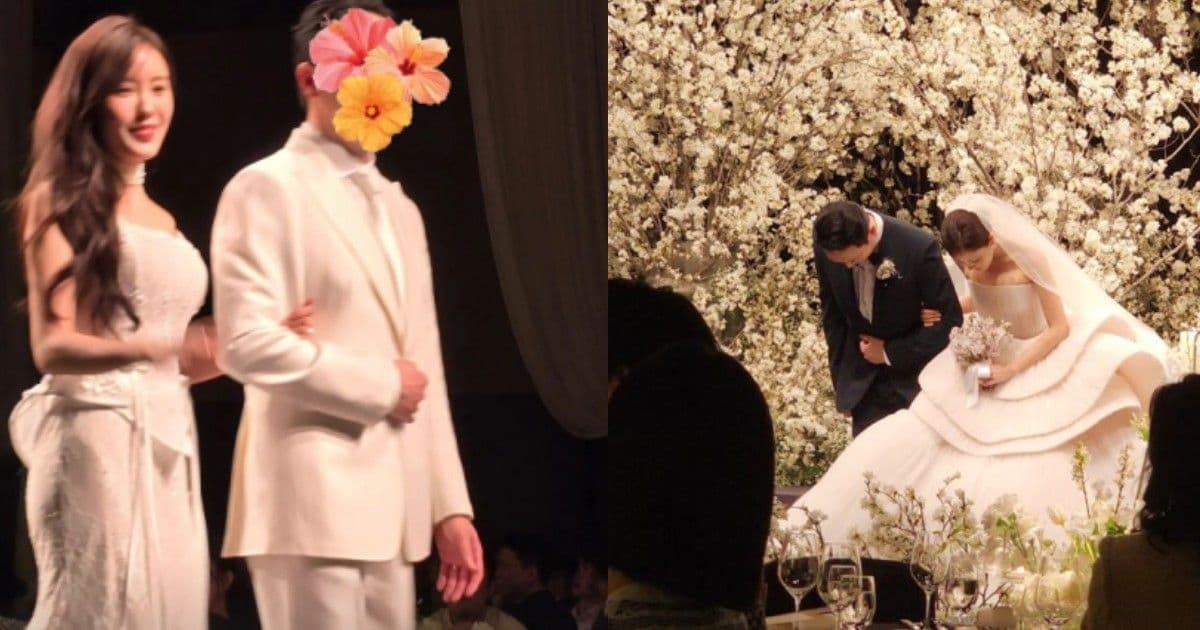 孝敏身穿全韓僅2件限定婚紗甜嫁！金融業老公側臉公開！退出T-ara全寶藍出席婚禮