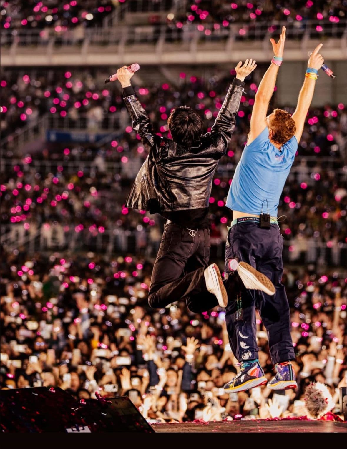韓娛熱議-遇到防彈Jin就送上吻的Coldplay Chris Martin