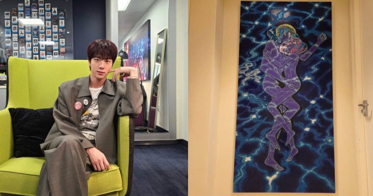 旗安84送BTS Jin裸露畫作惹議！背後意義被起底後網秒認同