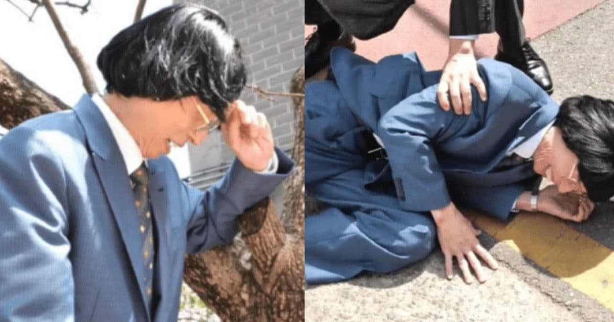 劉在錫史上最嚴重失言全過程曝光！被HAHA推倒在地打怒吼「你瘋了嗎」