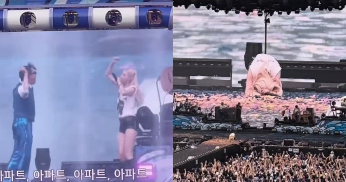 PSY演唱會Rosé突「熱淚下跪」行大禮！哽咽告白惹粉絲淚崩：怎能不愛她