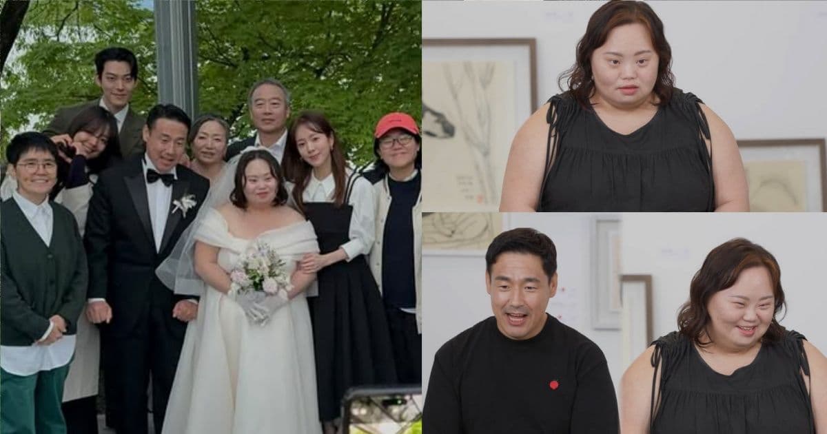 《我們藍調》韓志旼、金宇彬祝福下步入禮堂！「唐氏症」鄭恩惠婚後被老公寵上天