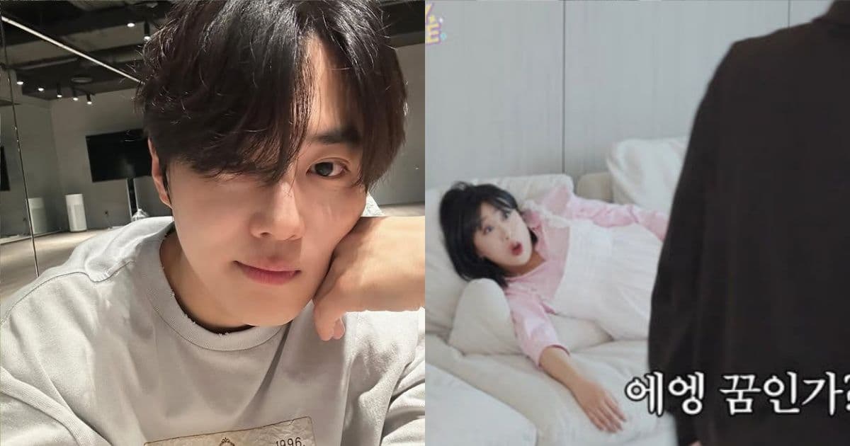 韓網紅懷雙胞胎陷低潮！老公請來「14年本命Suho」 孕婦激動到沙發上彈起來