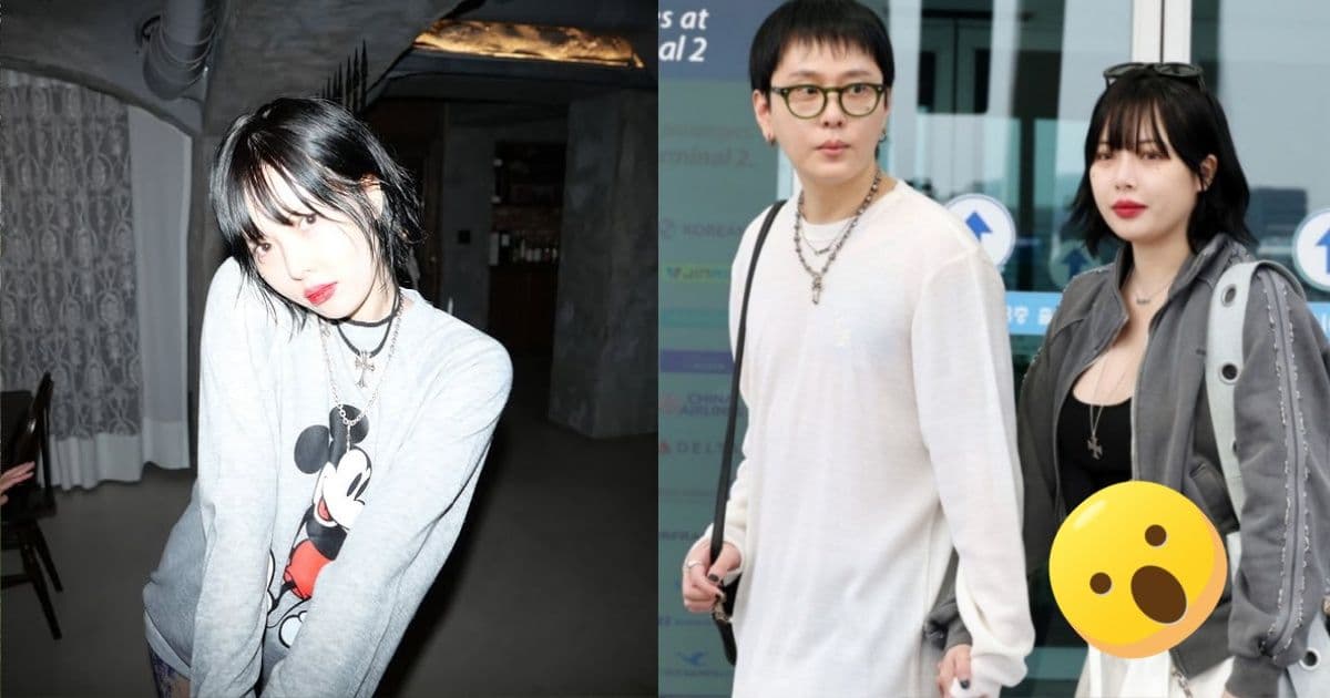 小野馬升格當媽？泫雅「小腹激凸」機場照流出！龍俊亨護妻畫面全被拍