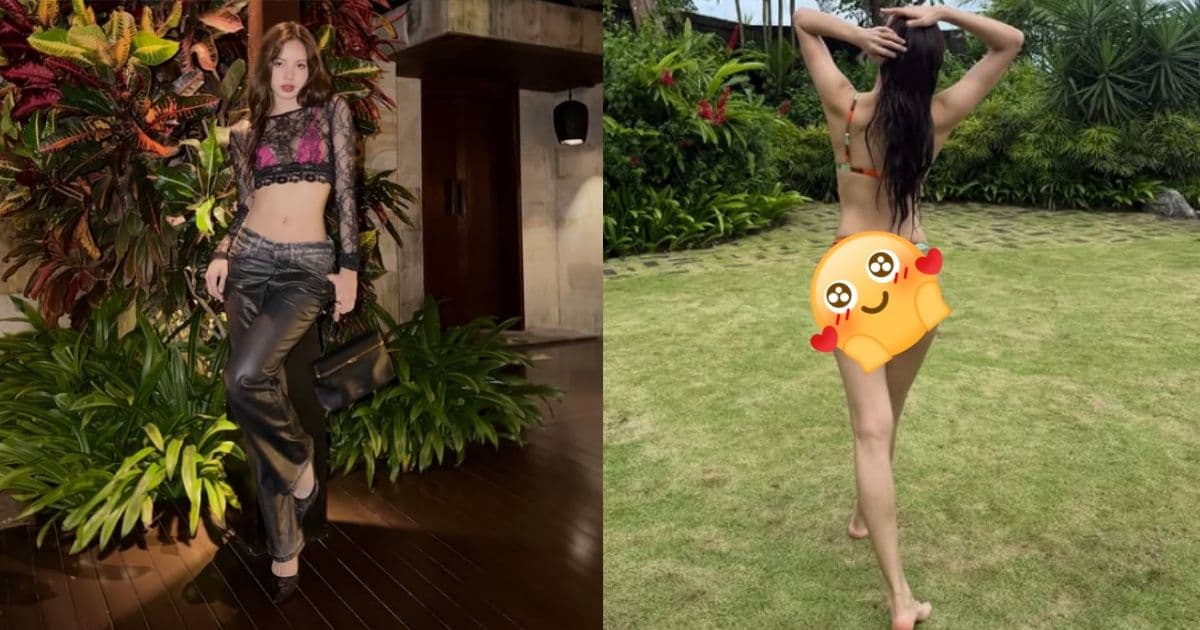 BLACKPINK Lisa辣曬峇里島比基尼照！渾圓「屁股蛋」全看光 網全看暈