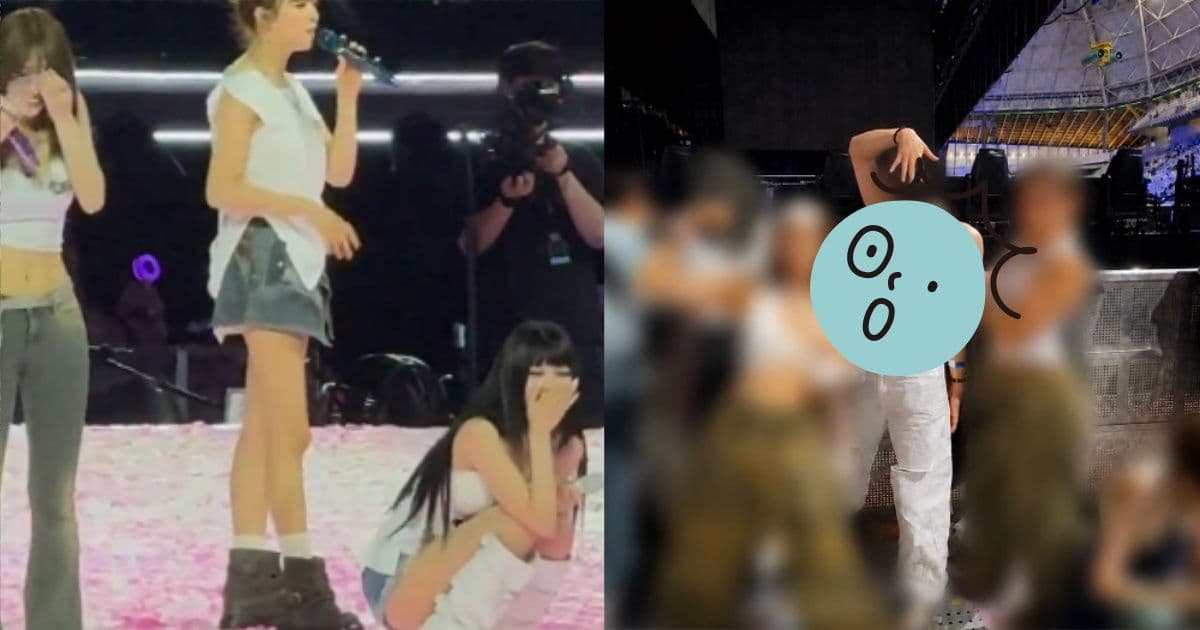 TWICE世巡台下驚見超狂辣粉！Momo摀嘴偷看、Mina笑蹲下　背後故事更爆笑