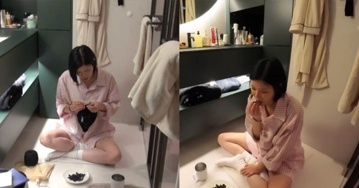 曾力挺捲買春未成年爭議前夫！韓OST天后離婚後放飛自我　竟蹲馬桶旁吃早餐