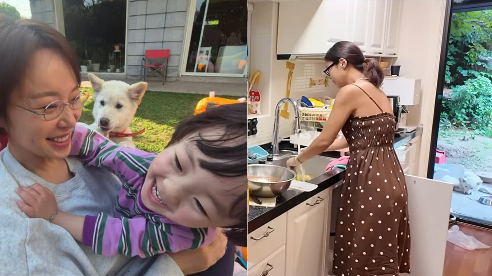 救回2隻瀕臨安樂死愛犬！黃正音如今爆養狗爭議　酷暑待庭院惹心疼