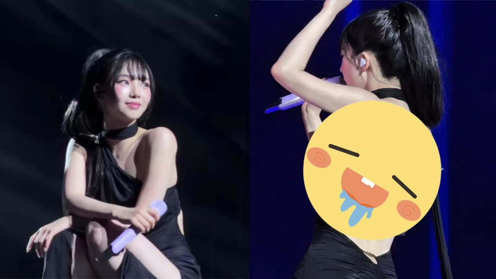 Karina Solo直拍瘋傳！緊身高衩黑裙辣翻　「背部肌肉線條」驚艷全網