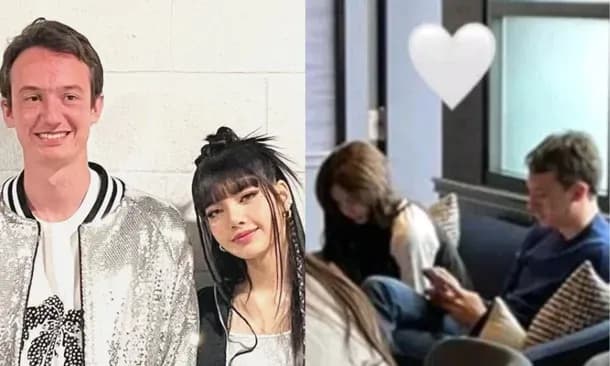 BLACKPINK Lisa再被拍到與富二代男友同框!一同在私人候機室各自玩手機!