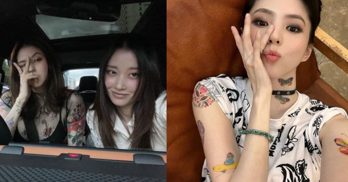 韓韶禧大面積刺青與全鍾瑞親密合照!掀韓網兩派論戰:真有趣 VS 真荒謬
