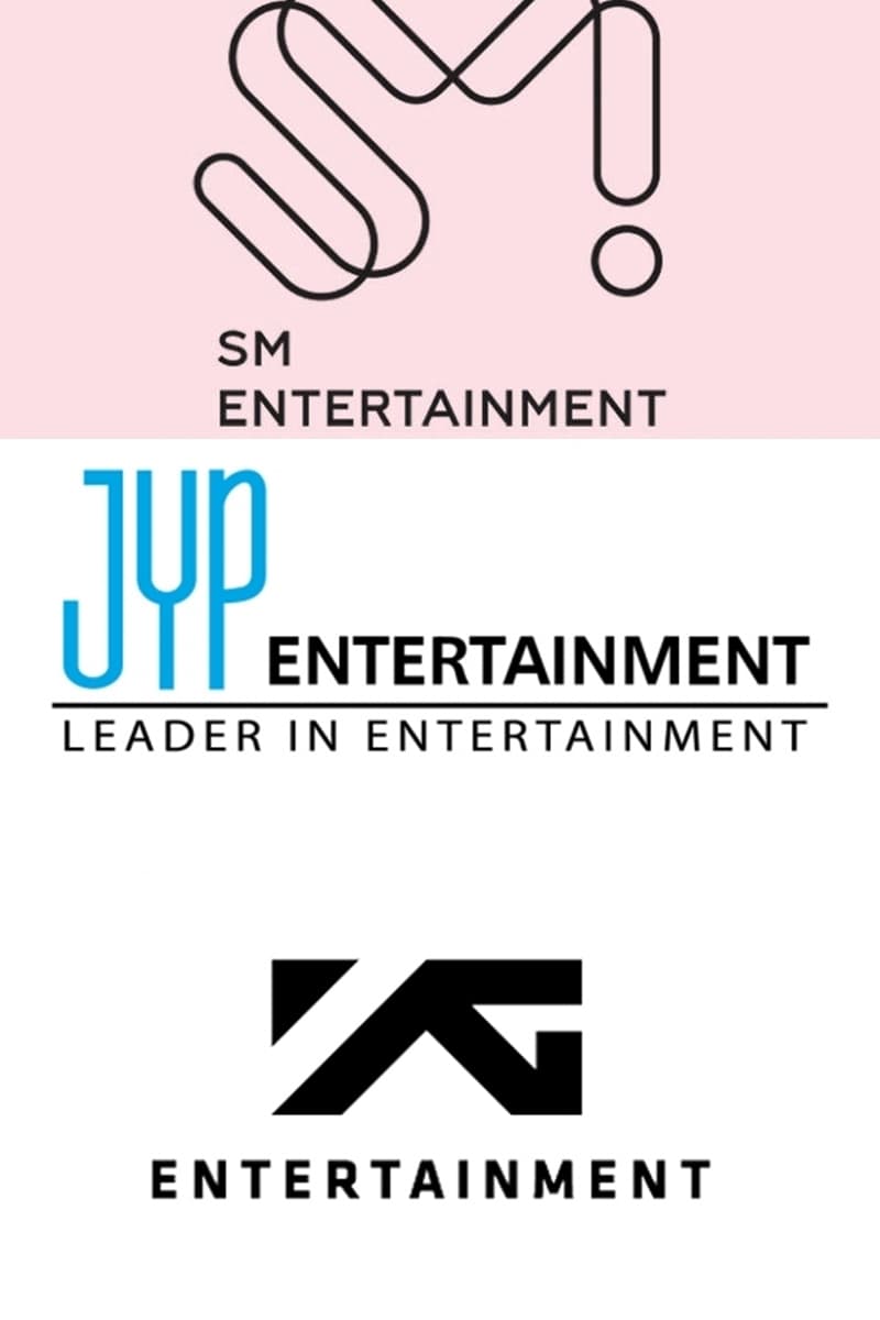 Image Source:YG官網、SM官網、JYP官網